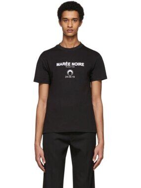 Marine Serre Black Tide T-Shirt - sz XL